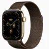 Apple Watch Series 12 GPS Cellular 42mm Radiant Gold Titanium Case with Dark Bronze Milanese Loop 1 Apple Watch Series 12 GPS Cellular 42mm Radiant Gold Titanium Case with Dark Bronze Milanese Loop 1