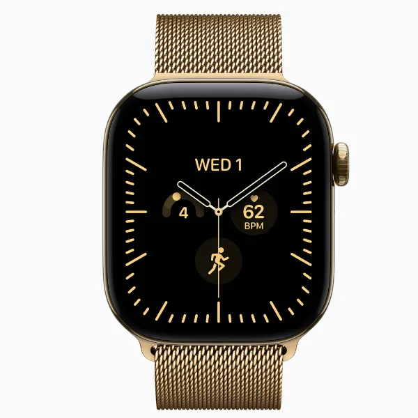 Apple Watch Series 12 GPS Cellular 42mm Radiant Gold Titanium Case with Radiant Gold Milanese Loop 2 Apple Watch Series 12 GPS Cellular 42mm Radiant Gold Titanium Case with Radiant Gold Milanese Loop 2