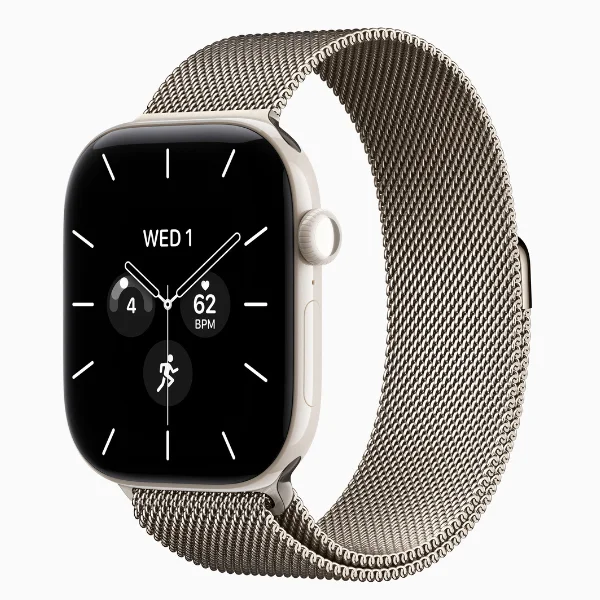 Apple Watch Series 12 GPS Cellular 46mm Pearl White Ceramic Case with Natural Milanese Loop 1 Apple Watch Series 12 GPS Cellular 46mm Pearl White Ceramic Case with Natural Milanese Loop 1